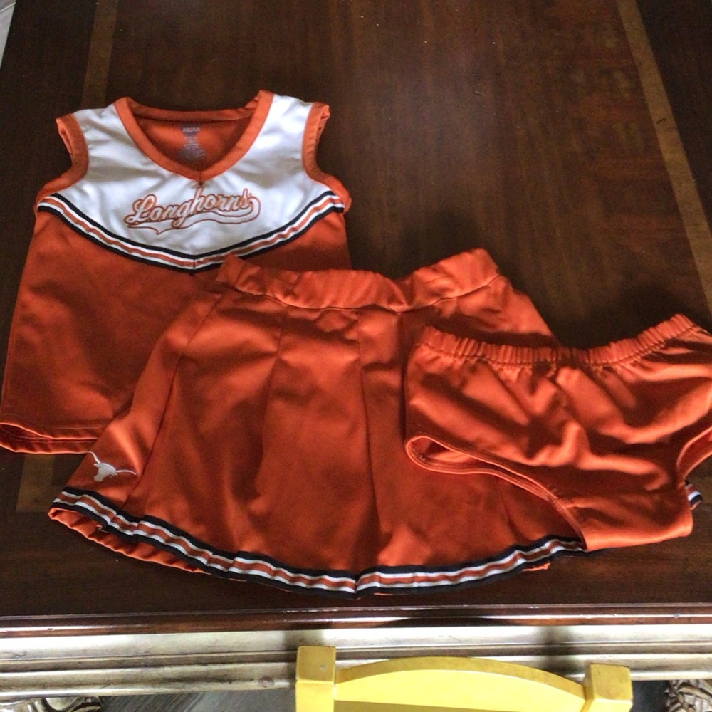 NCAA Orange and White Kids Outfit